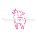 The Cookie Countess PYO Stencil Default Llama PYO Stencil