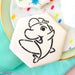 The Cookie Countess PYO Stencil Default Surf Dolphin PYO Stencil