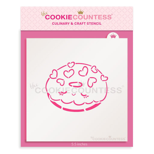 The Cookie Countess PYO Stencil Donut Love PYO Stencil