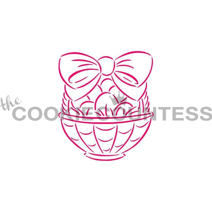 The Cookie Countess PYO Stencil Easter Basket PYO Stencil - Drawn by Krista