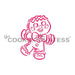 The Cookie Countess PYO Stencil Happy Gingerbread Man PYO Stencil - Drawn by Krista