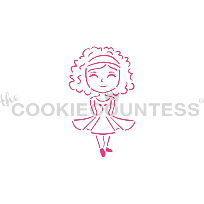 The Cookie Countess PYO Stencil Irish Stepdancer PYO Stencil