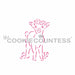The Cookie Countess PYO Stencil Lamb with Flower Crown PYO Stencil