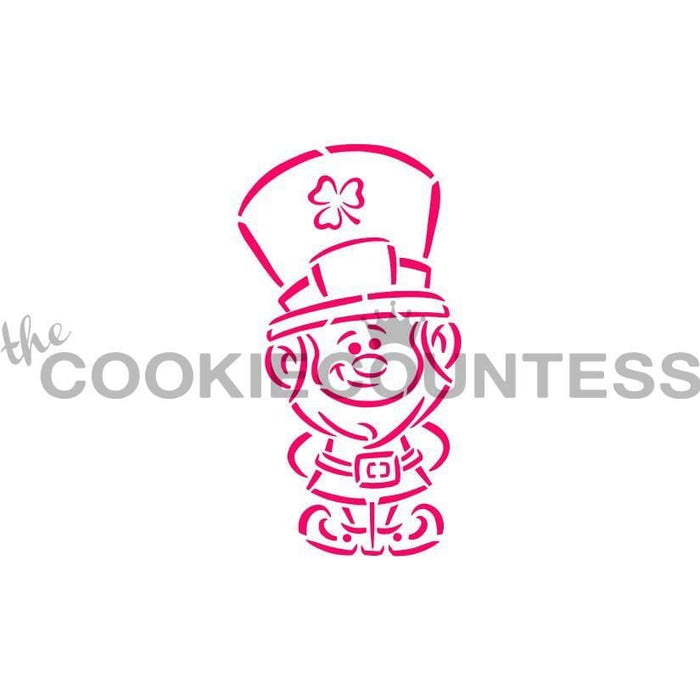 The Cookie Countess PYO Stencil Leprechaun PYO Stencil - Drawn by Krista