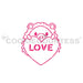 The Cookie Countess PYO Stencil LOVE Hedgehog PYO Stencil