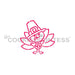 The Cookie Countess PYO Stencil Pilgrim Hat Turkey Stencil - Drawn by Krista