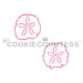 The Cookie Countess PYO Stencil Sand Dollars Stencil