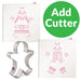 The Cookie Countess PYO Stencil Stencils and Cookie Cutter Gingerbread Kids PYO Stencil Set