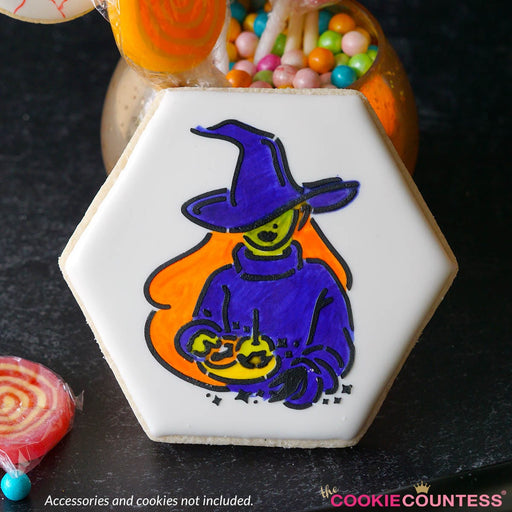 The Cookie Countess PYO Stencil Sweater Witch PYO Stencil