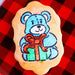 The Cookie Countess PYO Stencil Teddy Bear with Gift PYO Stencil