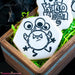 The Cookie Countess PYO Stencil Three Eyed Monster PYO Stencil - Drawn by Krista