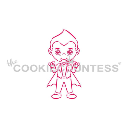 The Cookie Countess PYO Stencil Vampire Boy Costume PYO Stencil
