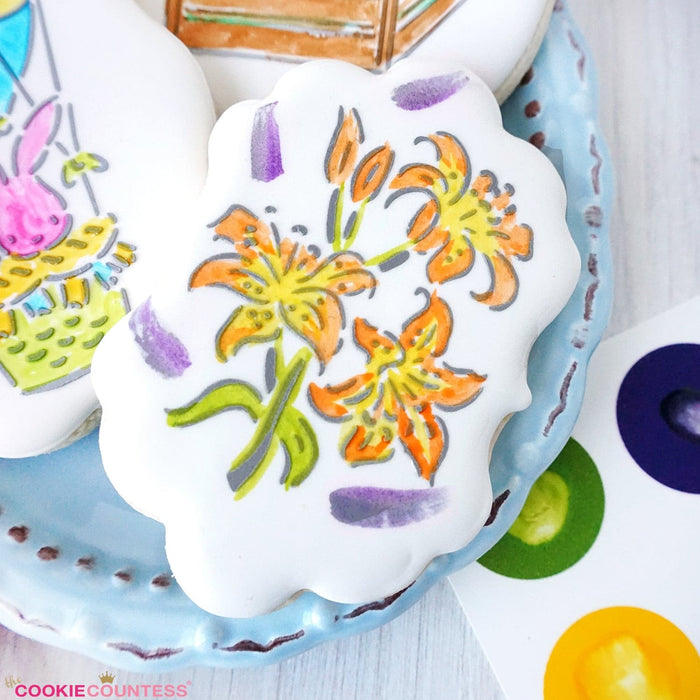 Edible Paint Palettes for PYO Cookies - Brights — The Cookie Countess
