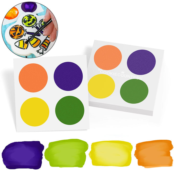 The Cookie Countess PYO Supplies PYO Paint Palettes - Halloween
