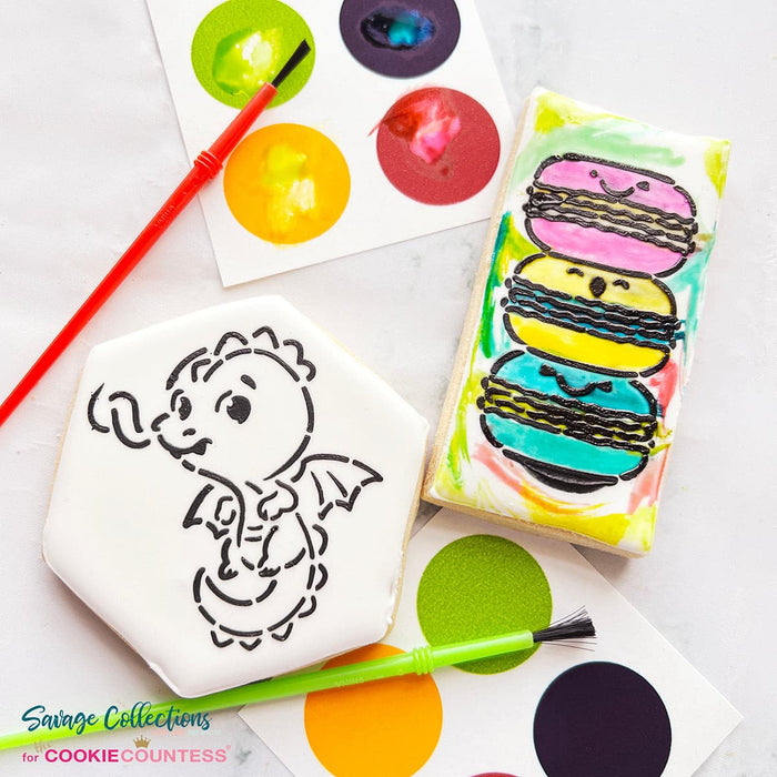 Edible Paint Palettes for PYO Cookies - Brights — The Cookie Countess