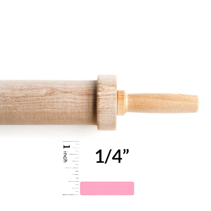  Perfect Cookie Rolling Pin 1/4-in. Fixed Depth Hardwood Made in  the USA by Ann Clark: Home & Kitchen