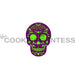 The Cookie Countess Stencil 2 Piece Sugar Skull Stencil