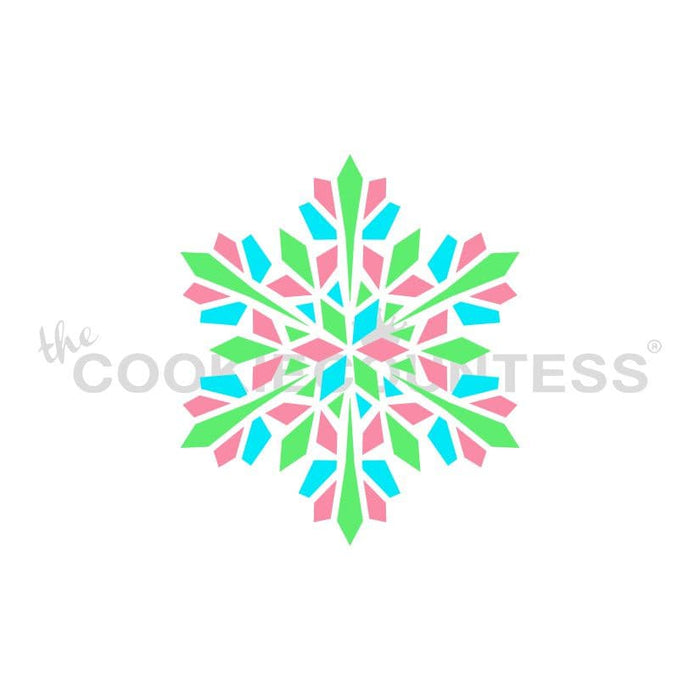 3 Piece Snowflake Stencil — The Cookie Countess