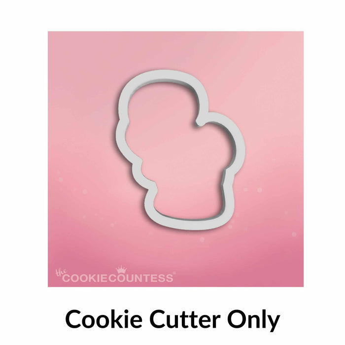 The Cookie Countess Stencil and Cookie Cutter Sets Cookie Cutter Only Reindeer PYO