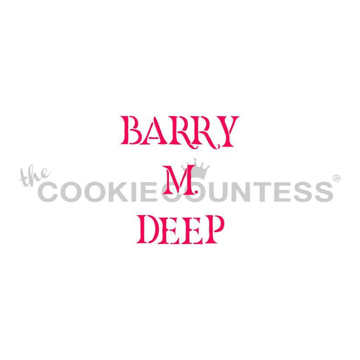 The Cookie Countess Stencil Barry M. Deep Gravestone Stencil