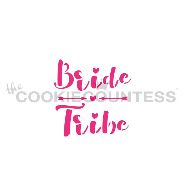 The Cookie Countess Stencil Bride Tribe Stencil