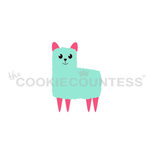 The Cookie Countess Stencil Build a Llama 2 Piece Stencil