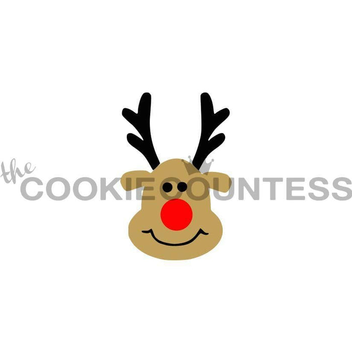 The Cookie Countess Stencil Build a Rudolph Stencil