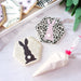 The Cookie Countess Stencil Bunny Silhouette 2 sizes Stencil