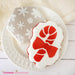 The Cookie Countess Stencil Candy Cane with Bow Stencil