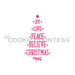 The Cookie Countess Stencil Christmas Time Tree Stencil
