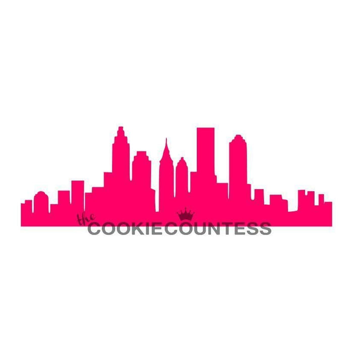 The Cookie Countess Stencil City Skyline Stencil