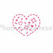 The Cookie Countess Stencil Cookie Couture Stencil - Heart Cookie PYO
