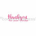 The Cookie Countess Stencil Cookie Couture Stencil- Thank you for your Order