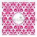 The Cookie Countess Stencil Default Countess Damask Monogram Stencil
