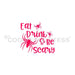 The Cookie Countess Stencil Default Eat Drink and Be Scary Stencil