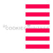 The Cookie Countess Stencil Default Half Wide Stripes Stencil