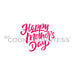 The Cookie Countess Stencil Default Happy Mother's Day Brush Script Stencil
