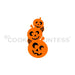 The Cookie Countess Stencil Default Happy Pumpkins and Webs 2 Piece Stencil