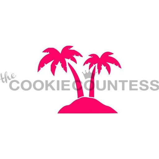 The Cookie Countess Stencil Default Palm Trees Stencil