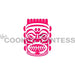 The Cookie Countess Stencil Default Tiki Head 1 Stencil