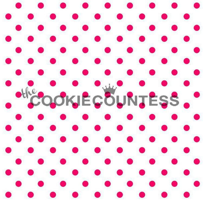 The Cookie Countess Stencil Default Tiny Dots Stencil