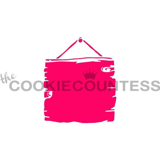 The Cookie Countess Stencil Default Wood Sign Stencil
