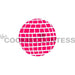The Cookie Countess Stencil Disco Ball Stencil