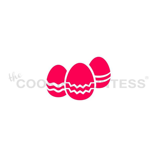 The Cookie Countess Stencil Egg Cluster Stencil