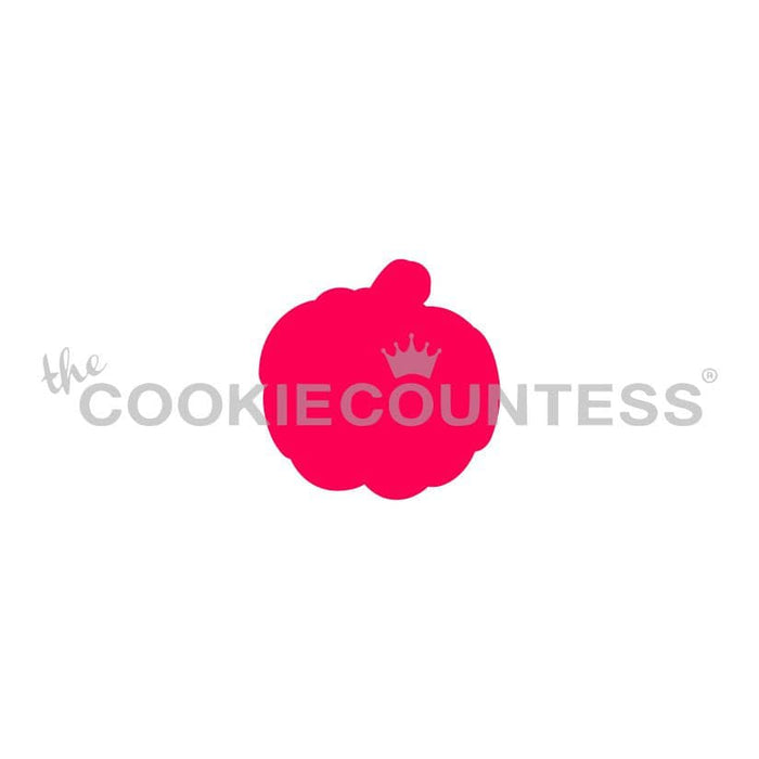 The Cookie Countess Stencil Fall Pumpkin 2 Piece Stencil