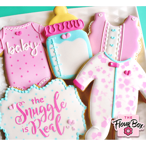 The Cookie Countess Stencil Flour Box Stencil - The Snuggle is Real