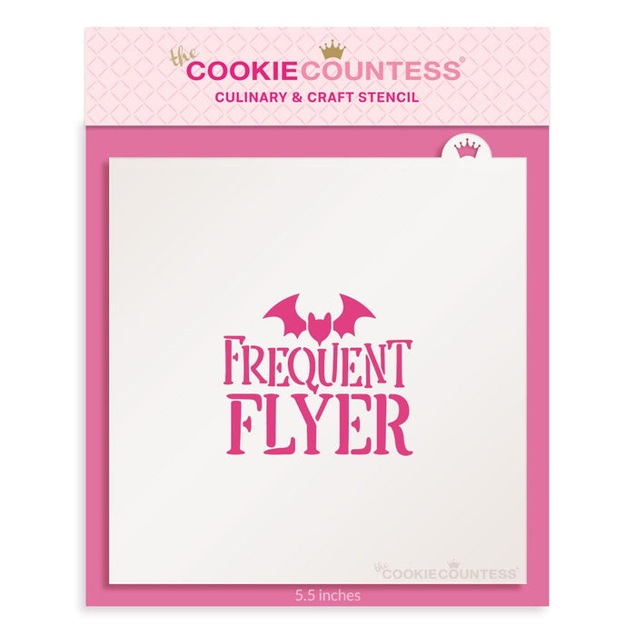The Cookie Countess Stencil Frequent Flyer Stencil