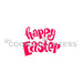 The Cookie Countess Stencil Happy Easter Fun Font Stencil - Drawn by Krista