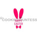 The Cookie Countess Stencil Happy Easter with Bunny Ears Stencil