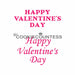 The Cookie Countess Stencil Happy Valentine's Day Stencil